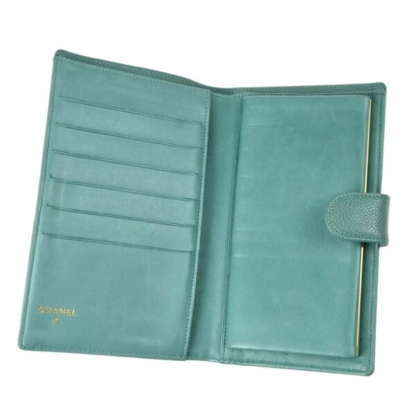 Chanel Green Calfskin Long Wallet - Picture 13 of 15